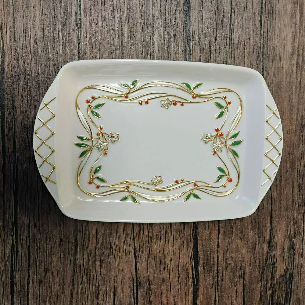 Lenox Frosted Berries Small Tray 8